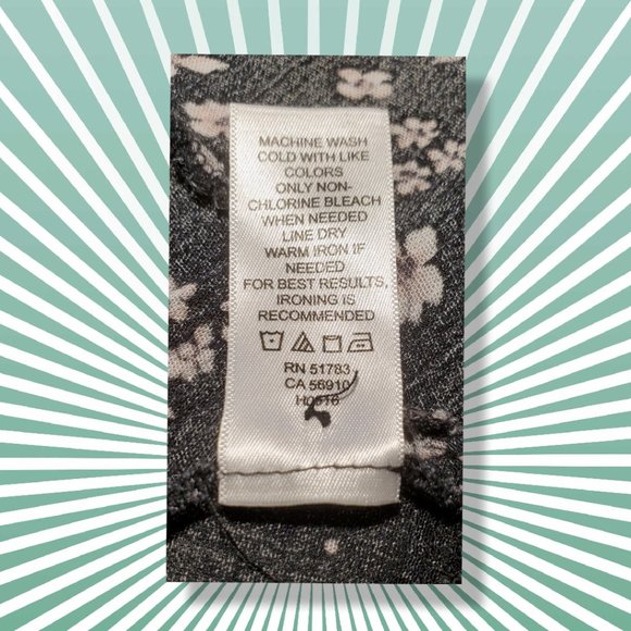 Maurices black, white, and cream summer tunic, size 2X - Picture 5 of 6